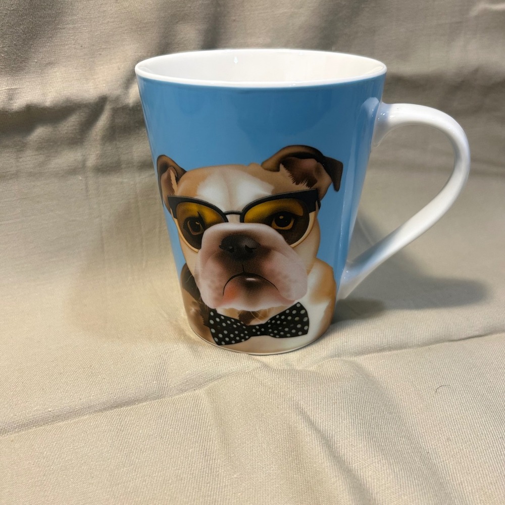 Christopher‎ Vine Australia The Mob Bulldog Novelty Coffee Mug Cup